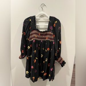 Colorful, long sleeved urban outfitters dress